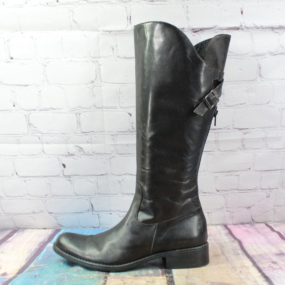 Lavorazione Artigiana Tall Zip Boots Size 38 / 8 - Picture 1 of 10